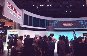 Curved Banner Honda