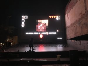 Comic-Con Build at Night