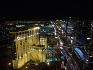 Planet Hollywood Las Vegas Nighttime View