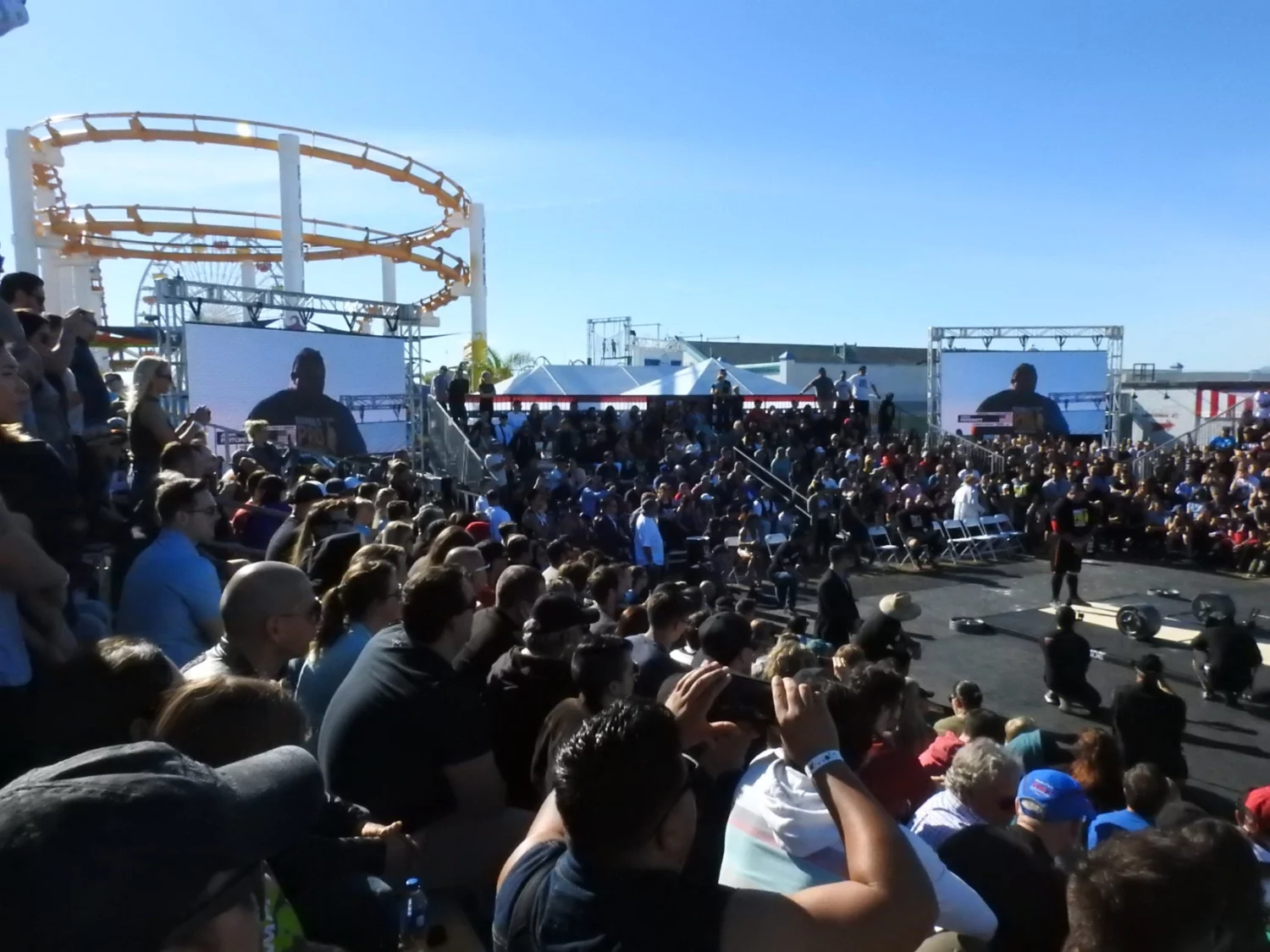 Image of LED Display at the Arnold Pro Strongman World series