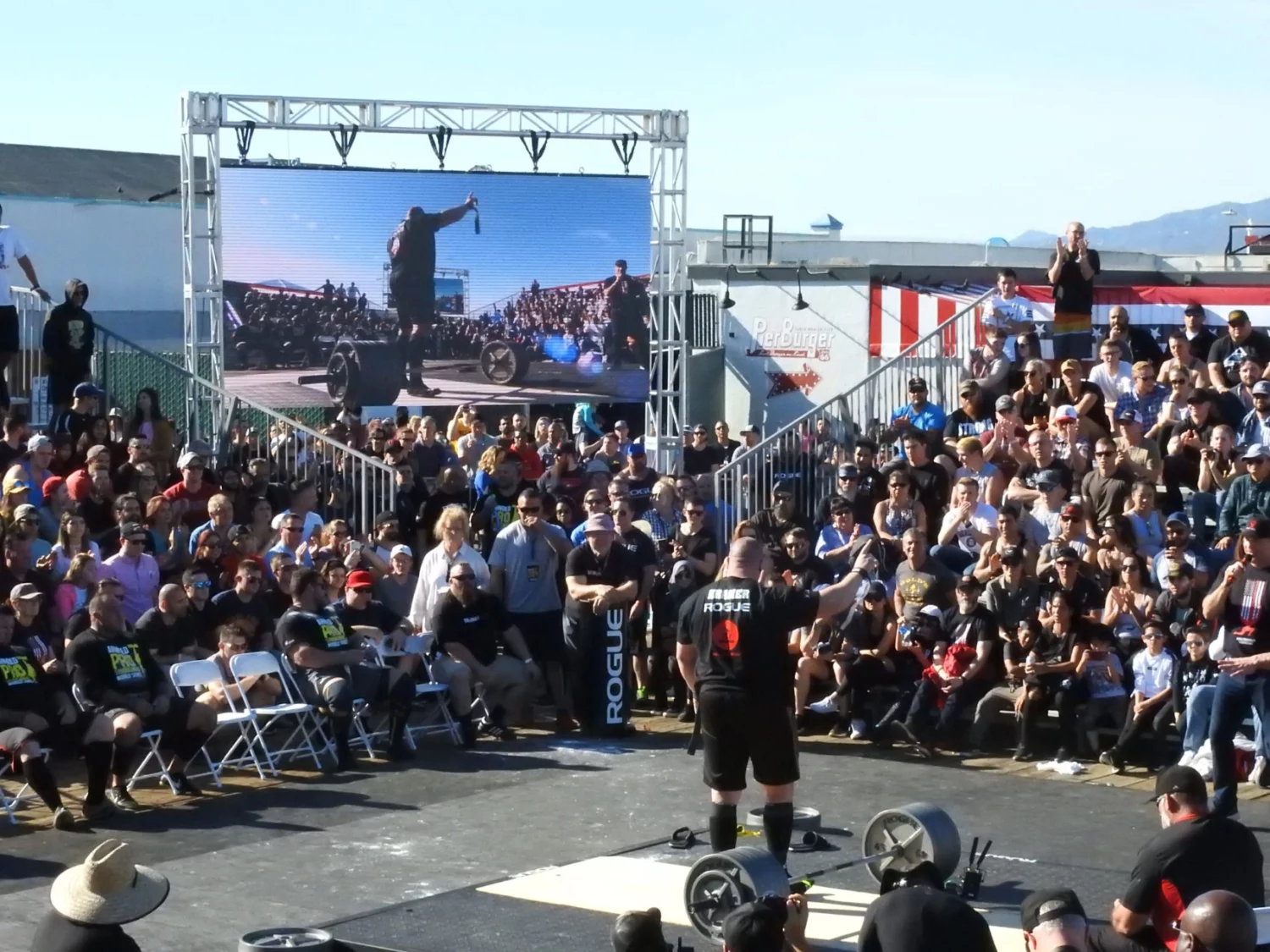 Image of LED Display at the Arnold Pro Strongman World series