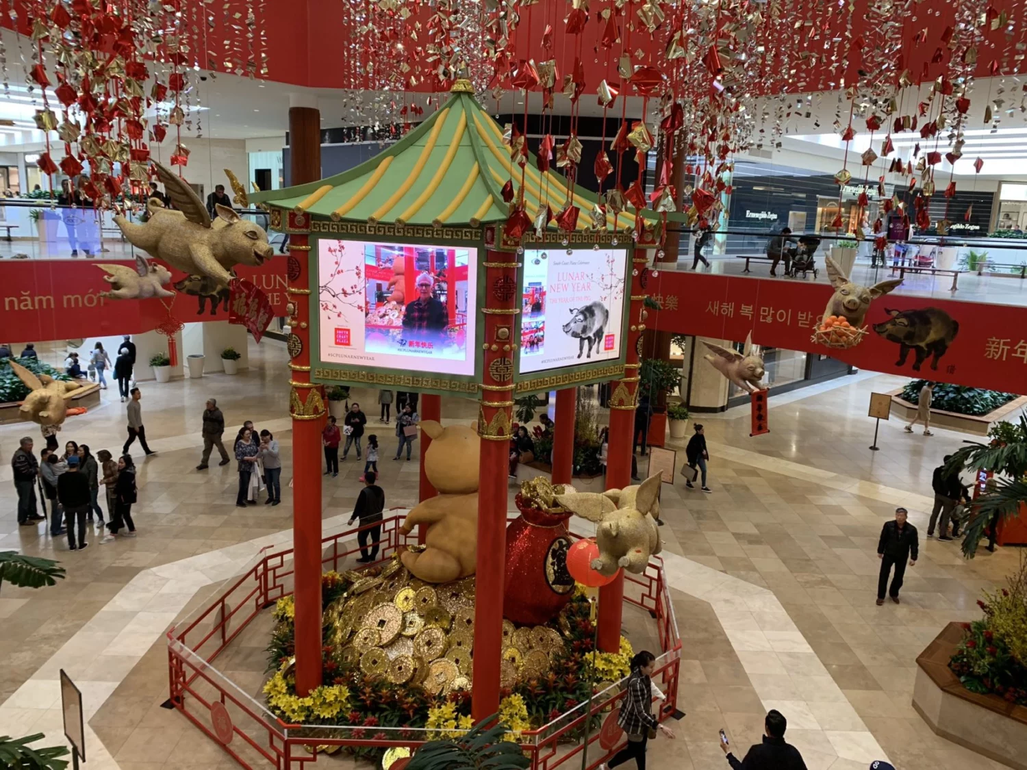 Image of LED display at Lunar New Year Event