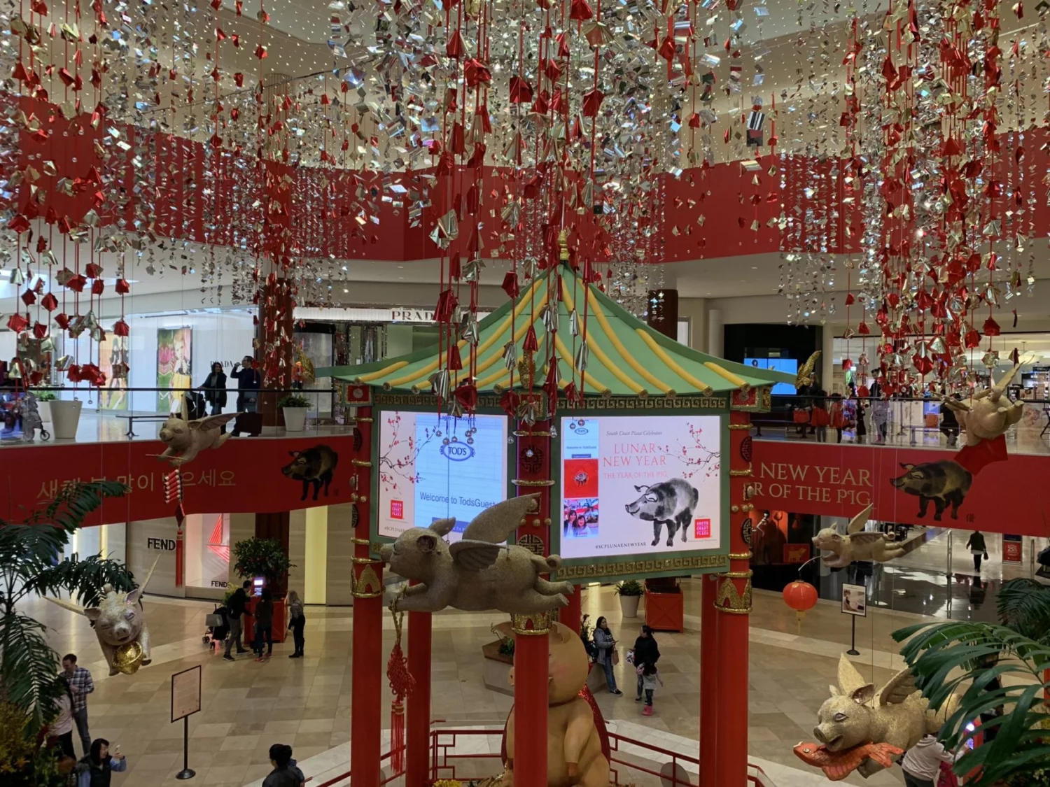 Image of LED display at Lunar New Year Event