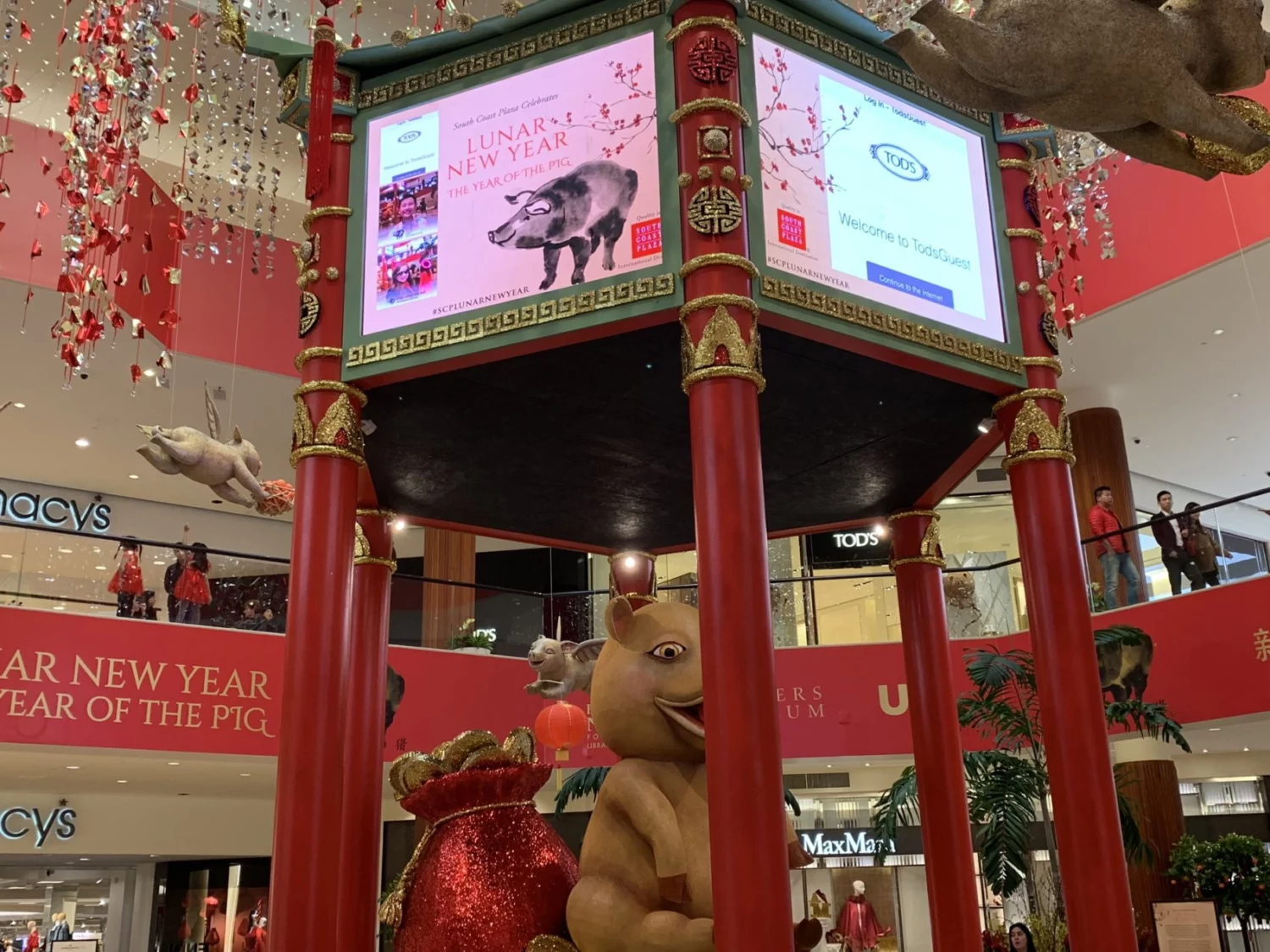 Image of LED display at Lunar New Year Event