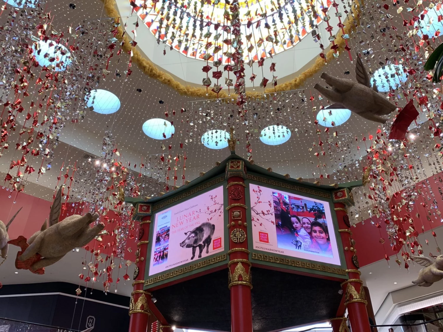 Image of LED display at Lunar New Year Event