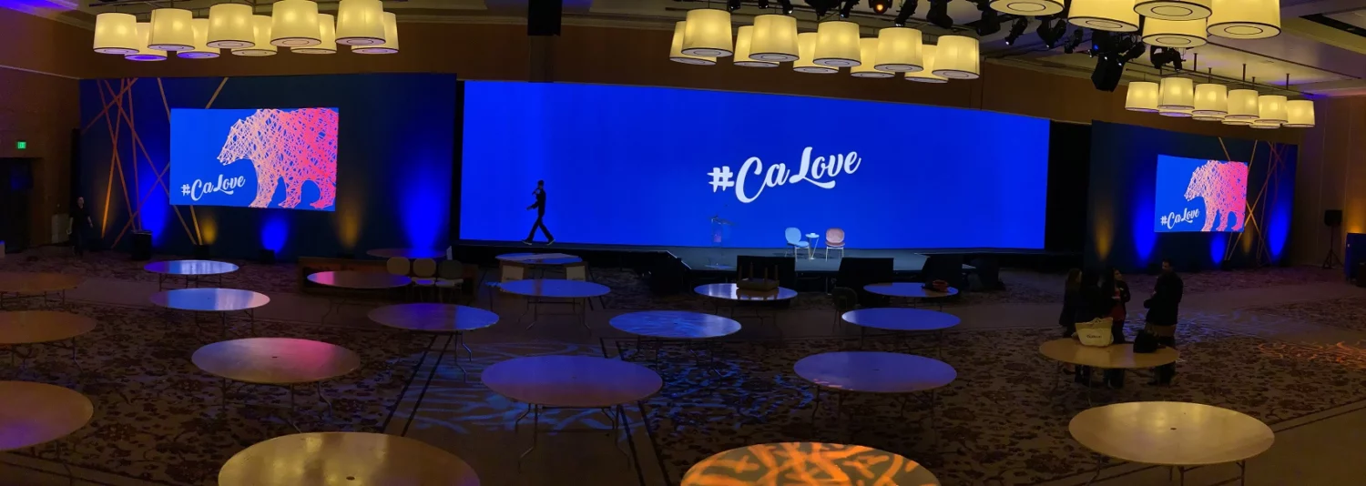 Image of LED Display at CA Outlook Forum