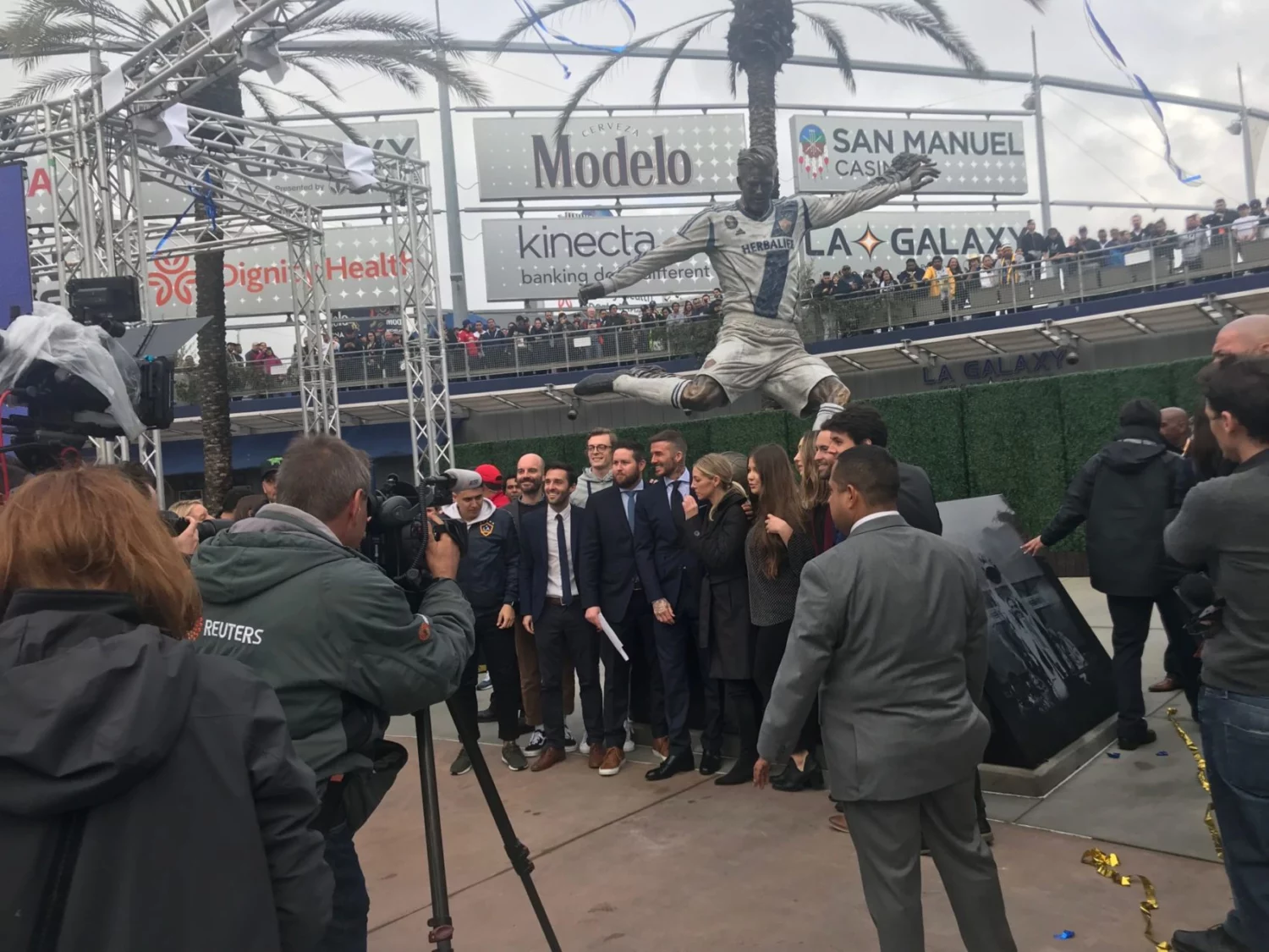 Image of LED Display at event for US Soccer and Los Angeles