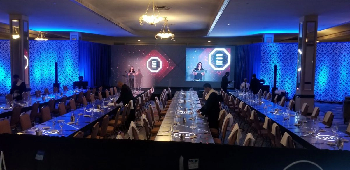 Image of LED Displays at Encore Event Technologies Awards