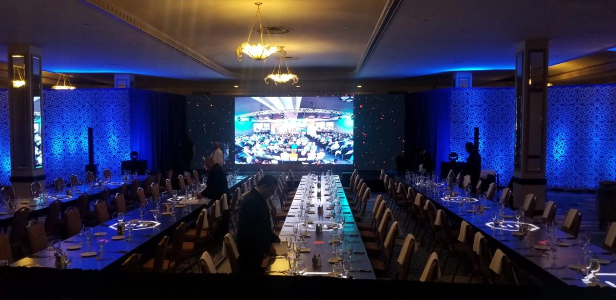 Image of LED Displays at Encore Event Technologies Awards
