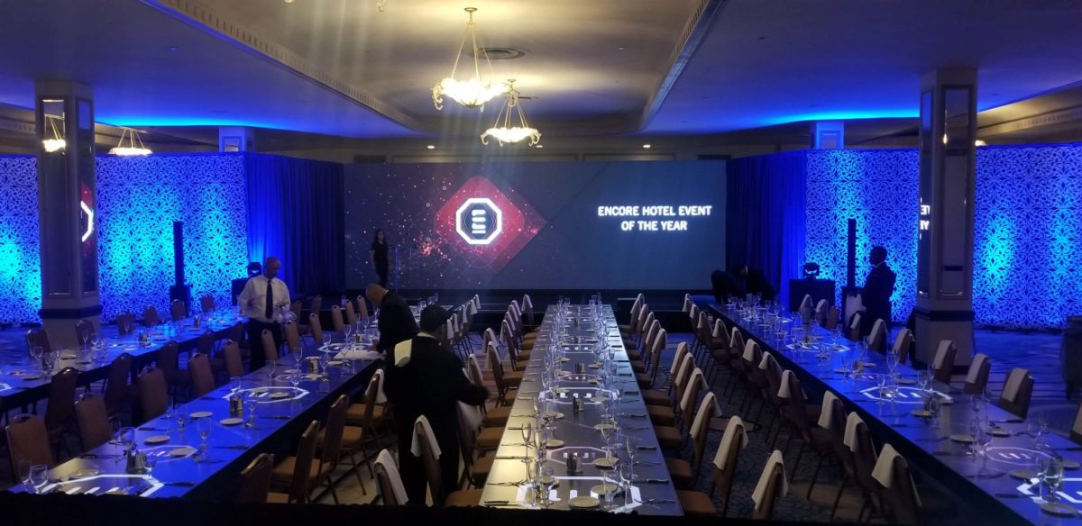 Image of LED Displays at Encore Event Technologies Awards