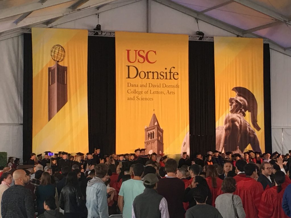 USC Dornsife PhD Commencement 2019 Matrix Visual