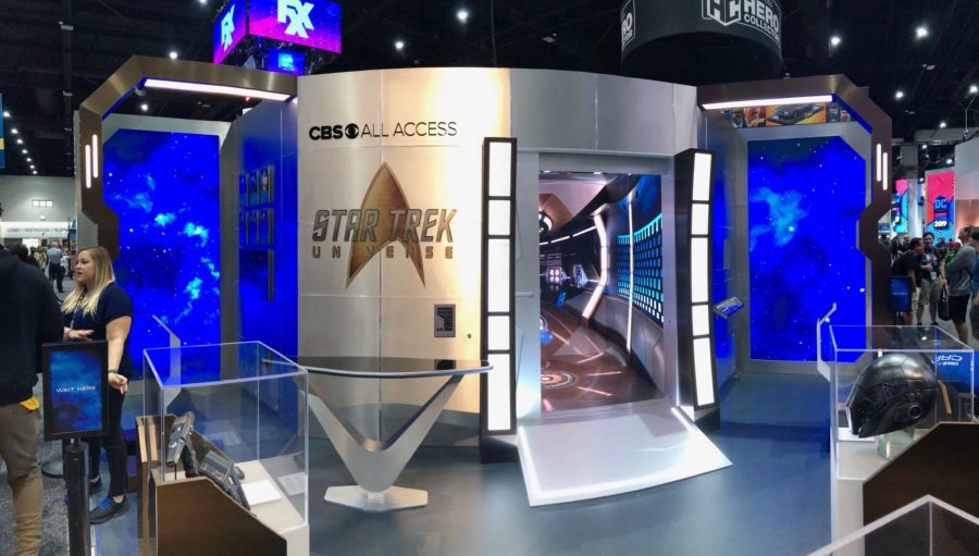 Image of LED Display for Star Trek at Comic Con 2019