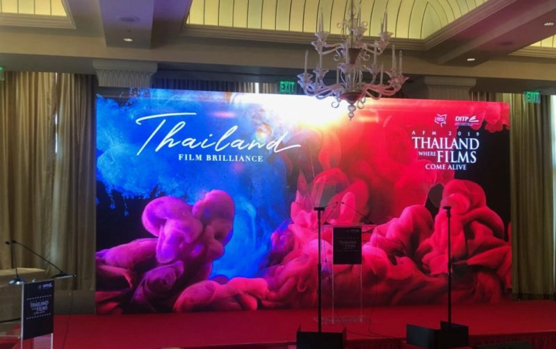 Image of LED Display at the Thailand Film Night