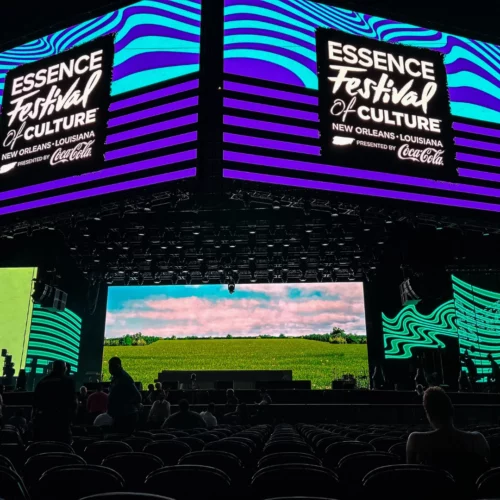 Image of LED stage at Essence Festival of Culture 2023