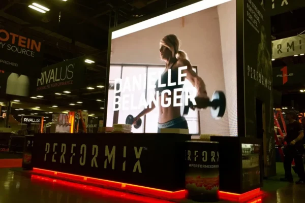 tradeshow led display Image of LED Displays at sports event