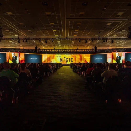Image of LED Display at Marriott General Managers Conference