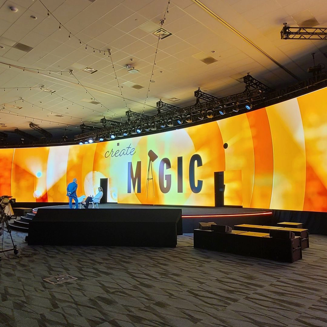 Image of LED Display at Marriott General Managers Conference