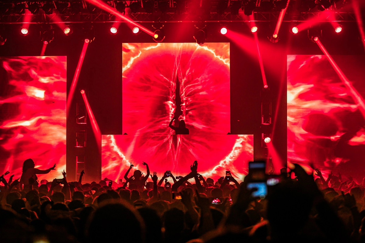 Concert clearance led wall