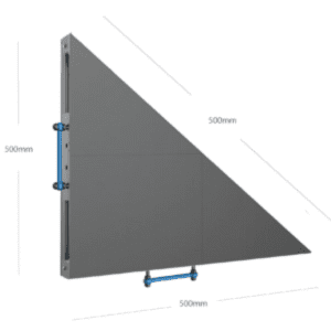 Image of LED panel of ROE BP3-Triangle in front of white background