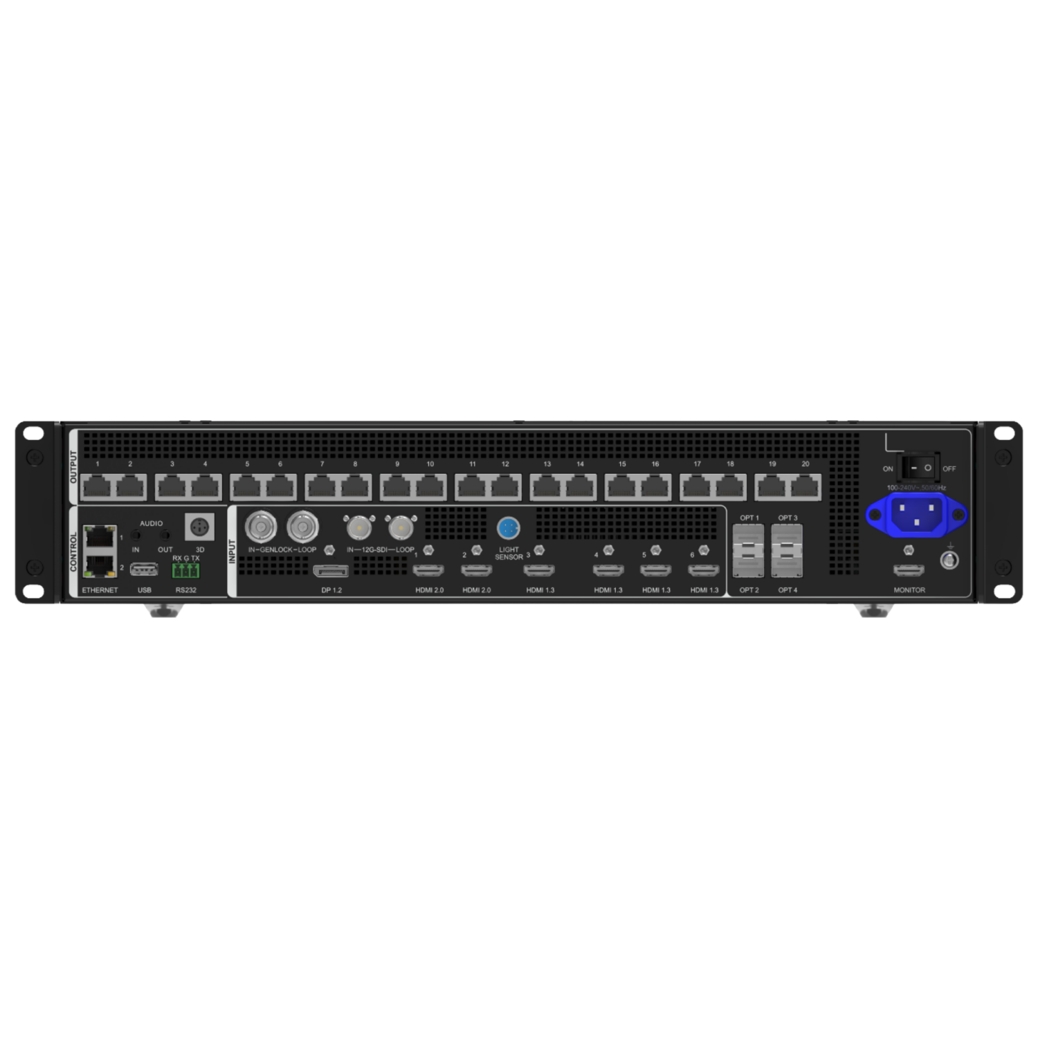 back of NovaStar VX2000 Pro All-in-One Controller