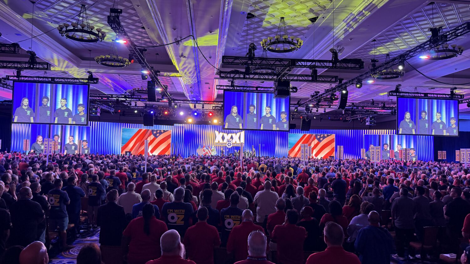 LED display solution with crowd at the International Brotherhood of Teamsters Convention 2026