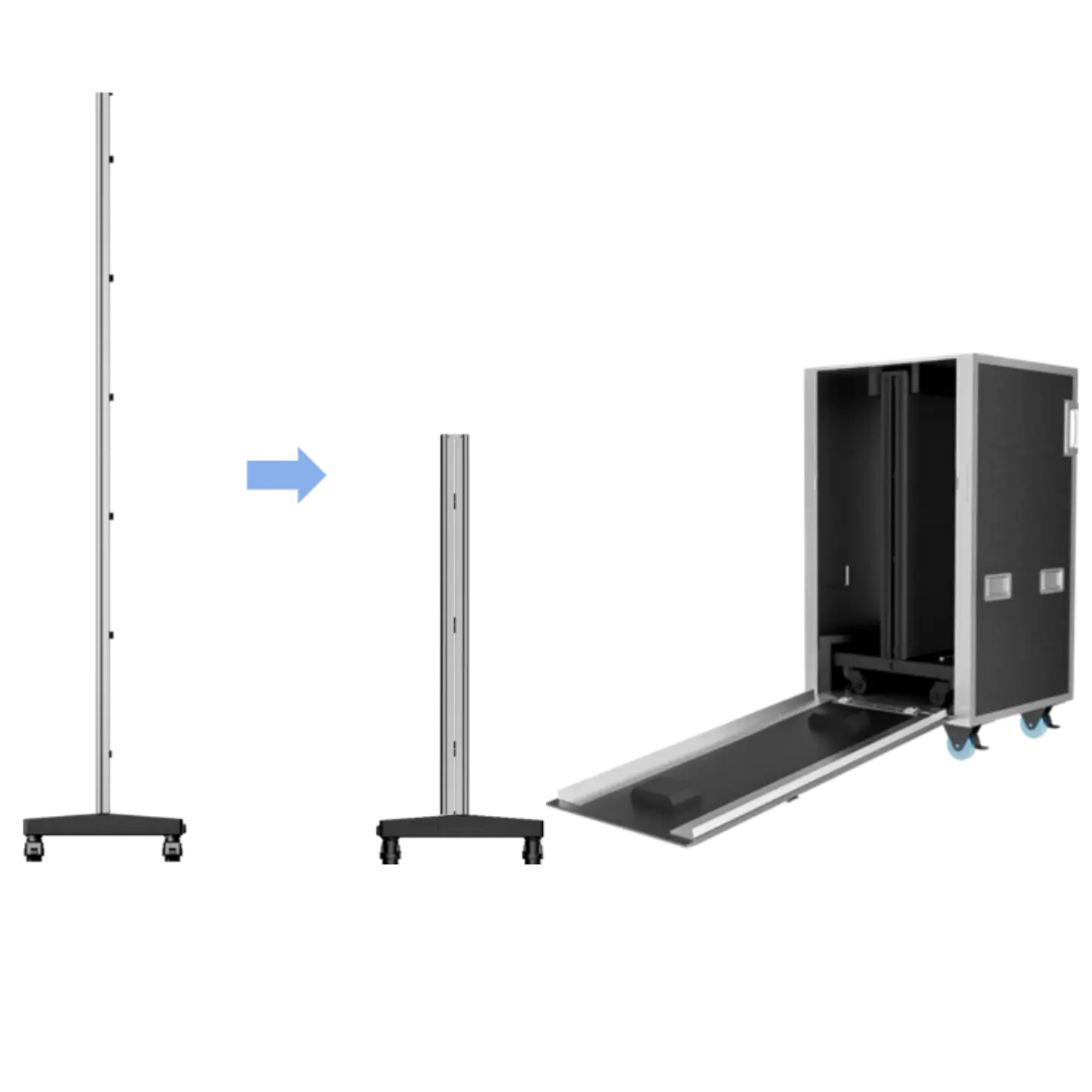 loading Trulux X-Poster Ultra Series P1.8 displays into travel case